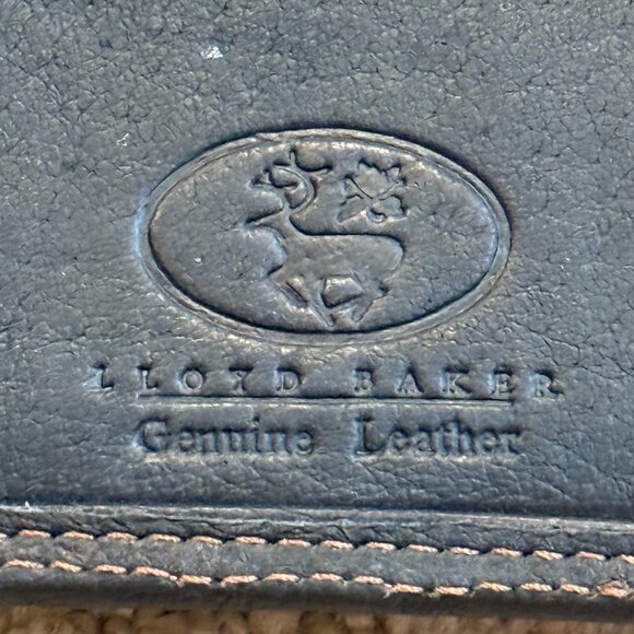 Lloyd Baker Women's Leather Wallet Multi Fold Black 2 Flaps and Zip Coin Pocket - Picture 2 of 16